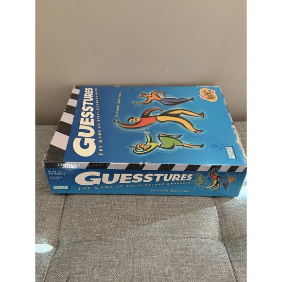 Guesstures Board Game 2nd Edition Parker Brothers Charades 2003 Sealed READ - Picture 2 of 9
